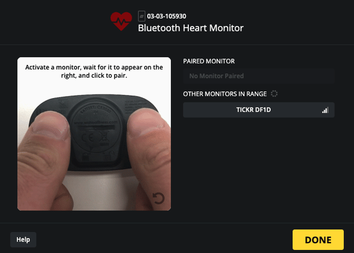 Heart Rate - Pairing