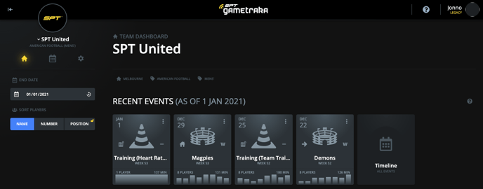 Select an Event